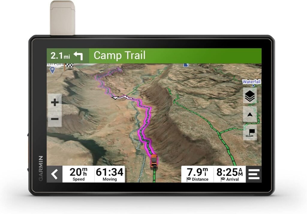 Garmin Tread XL Overland, All-Terrain Navigator, Rugged, Built-in Mapping, iOverlander, Ultrabright Display